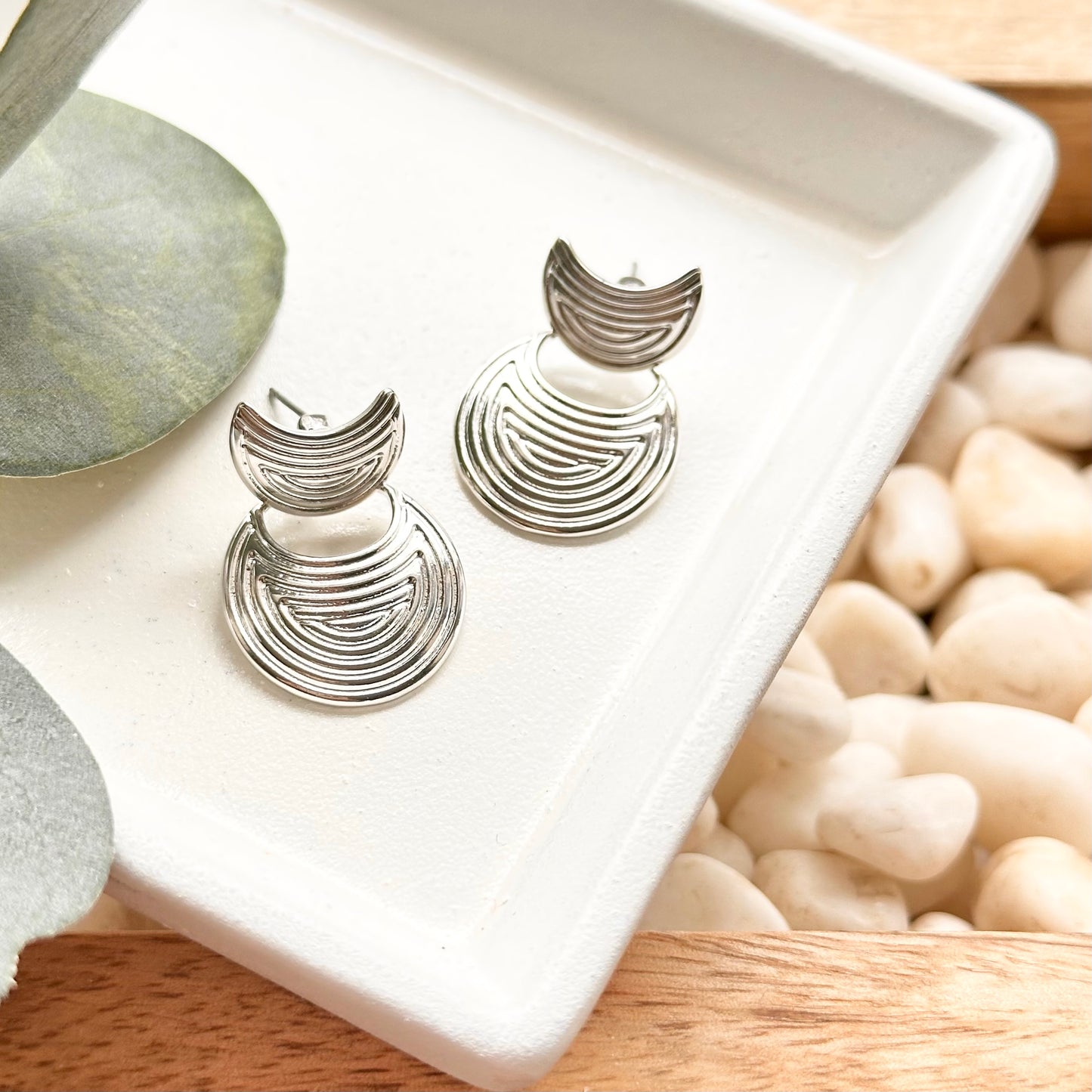 Rounded Aztek Earrings