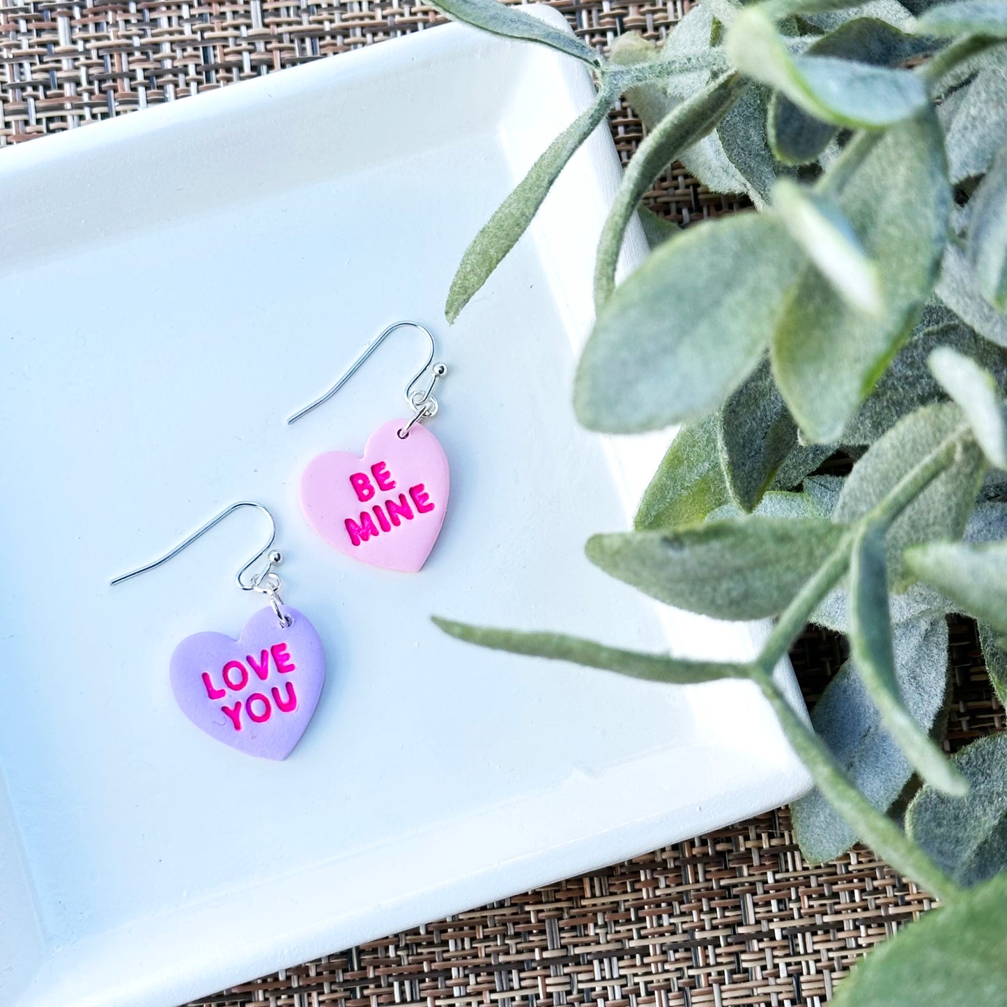 Conversation Heart Earrings