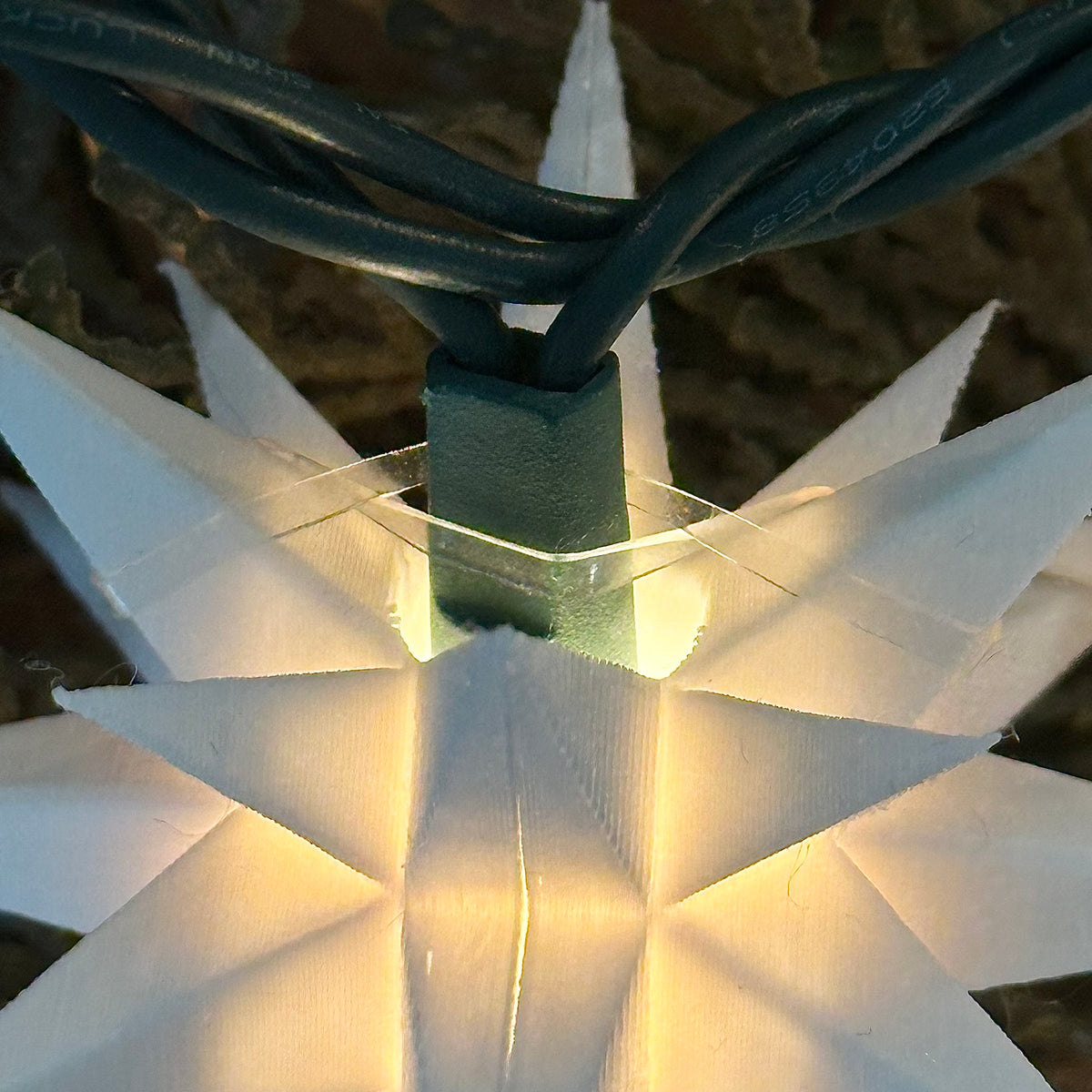 Mini Lighted Moravian Star - Set of 5 Light Covers, Nativity Star