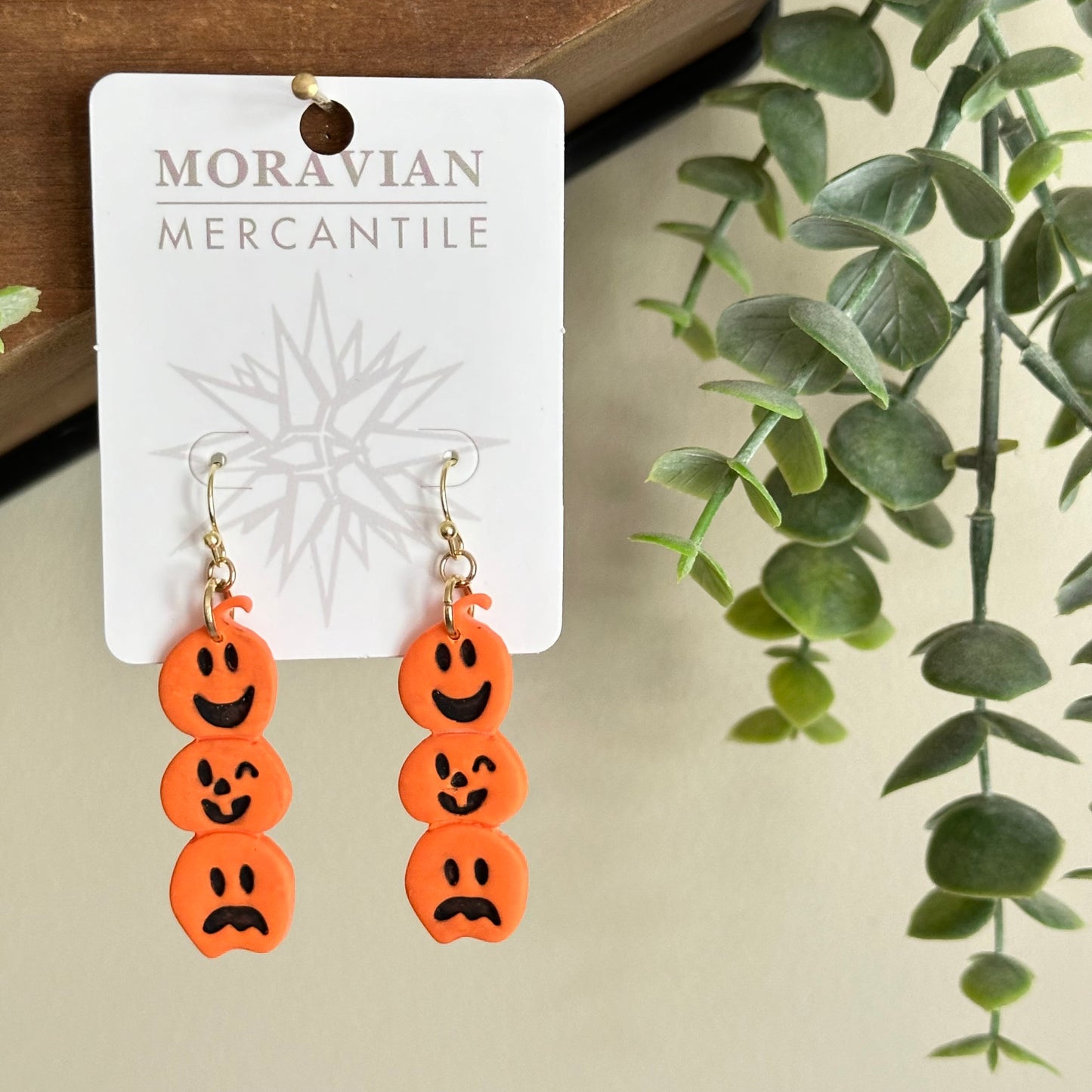 Triple Pumpkin Earrings