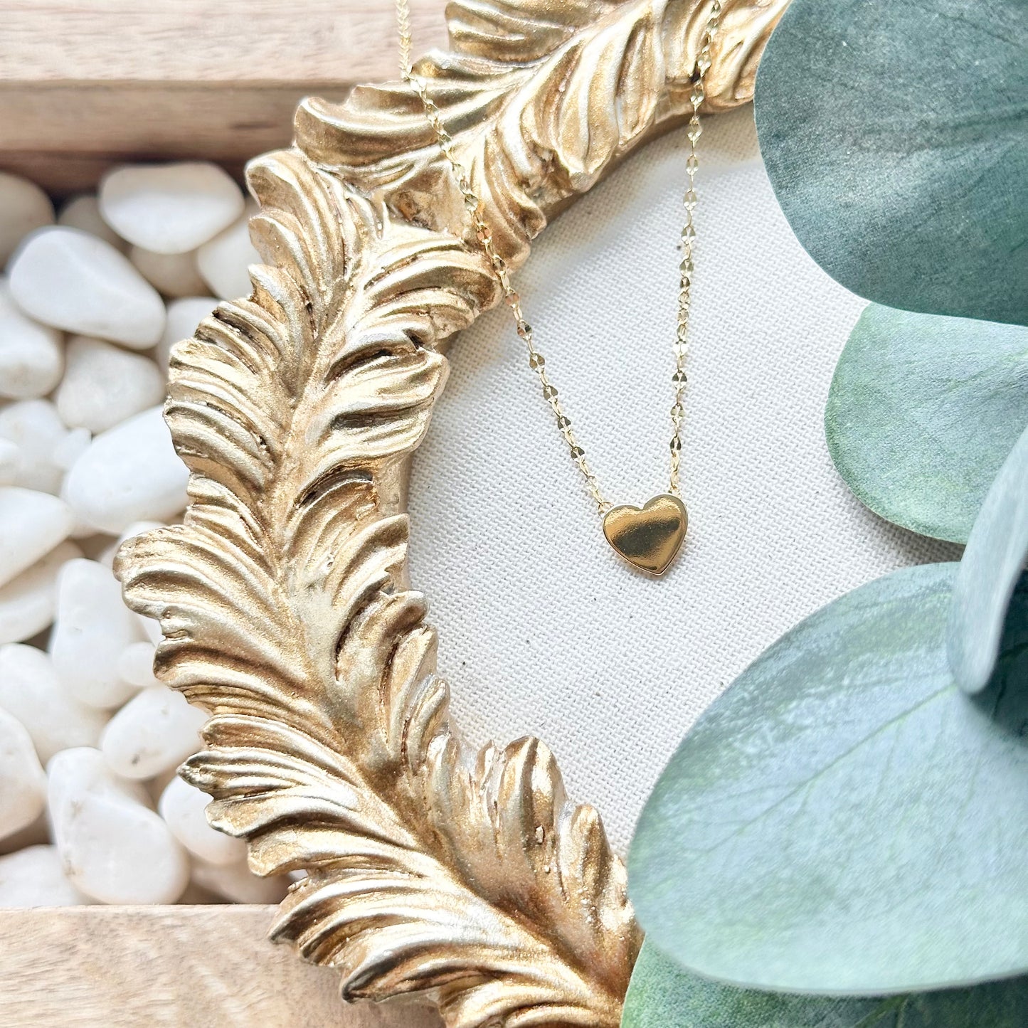 Flat Heart Necklace