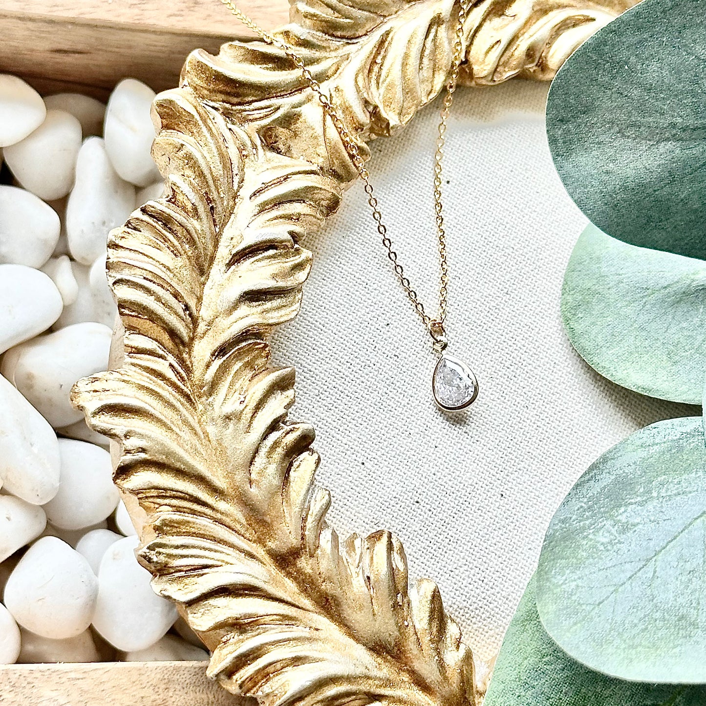 Teardrop Sparkle Necklace