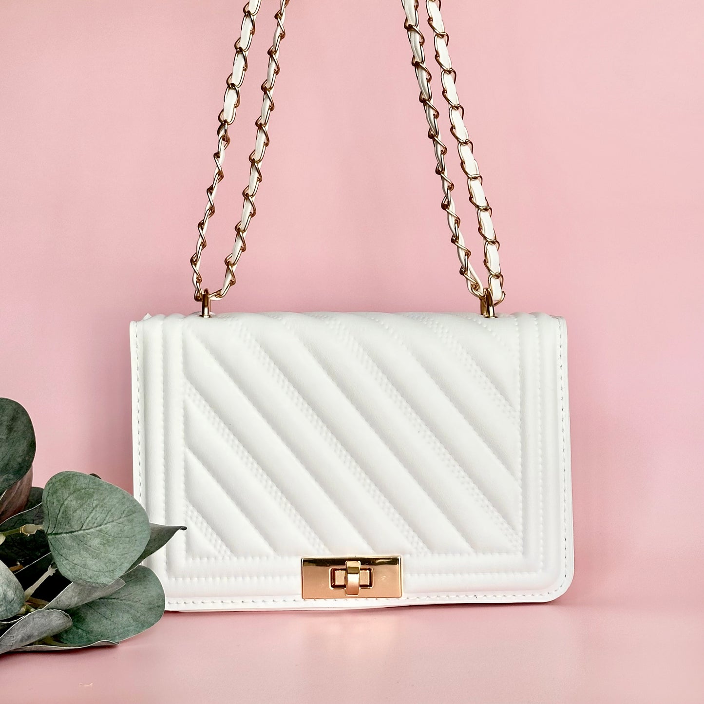Serena Handbag, White