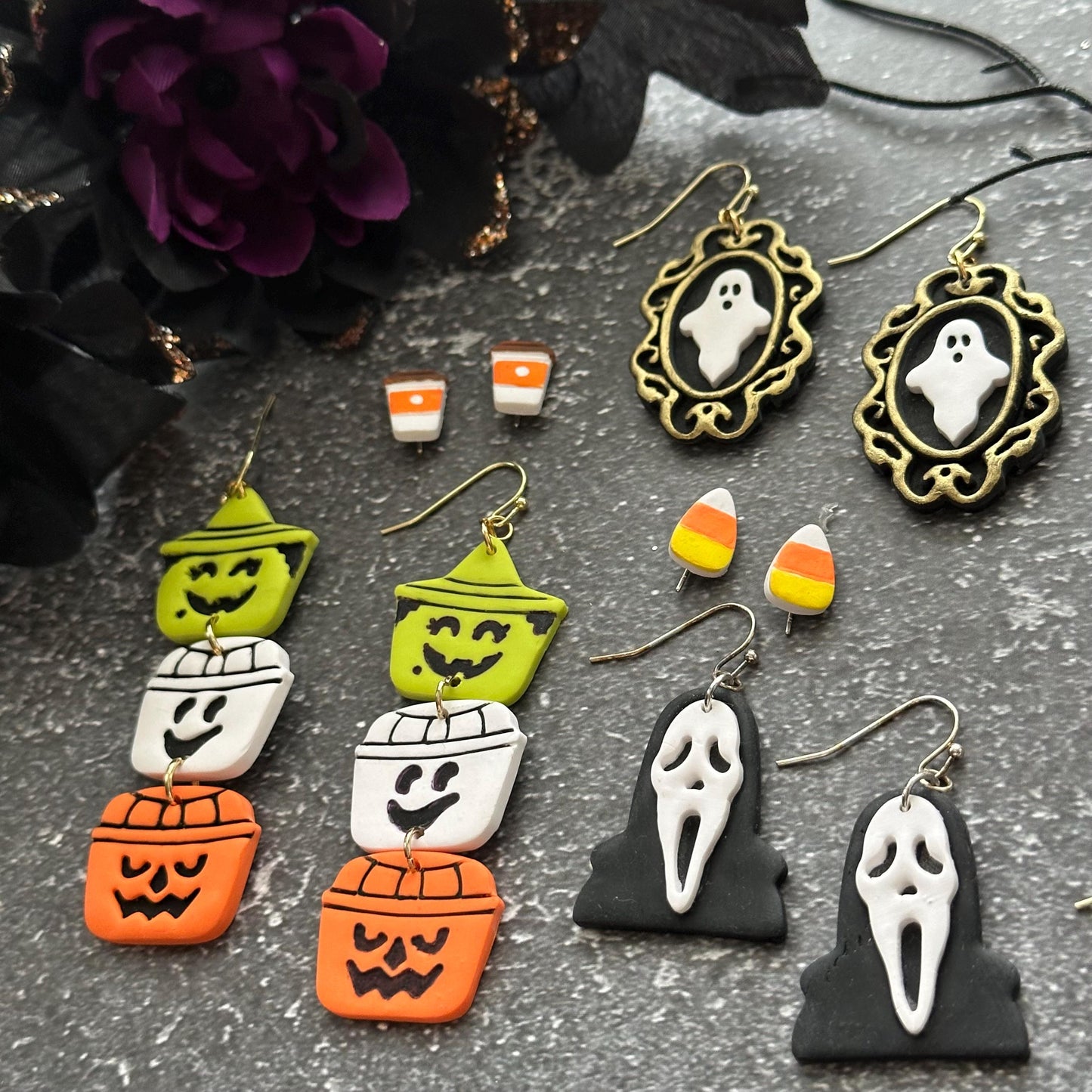 A Happy Meal Bucket Earrings