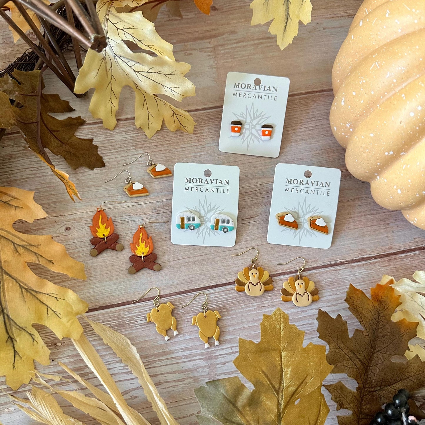 Pumpkin Spice Latte Coffee Studs