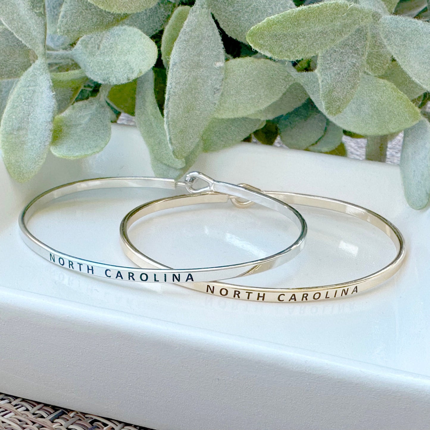North Carolina Thin Bangle