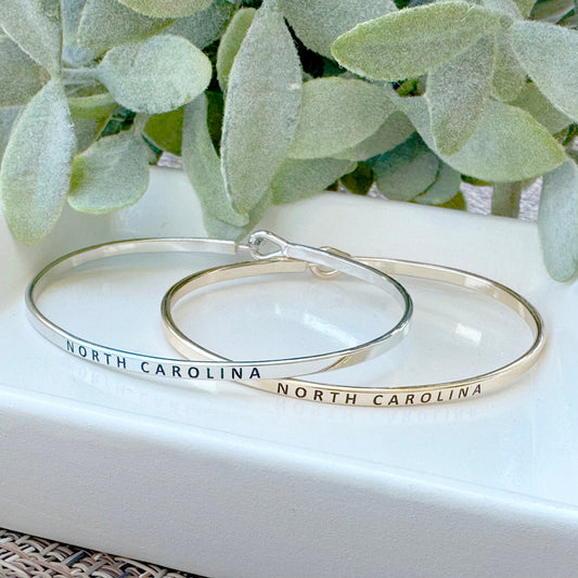 North Carolina Thin Bangle