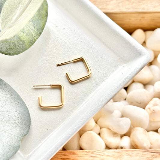 Square Hoop Earrings