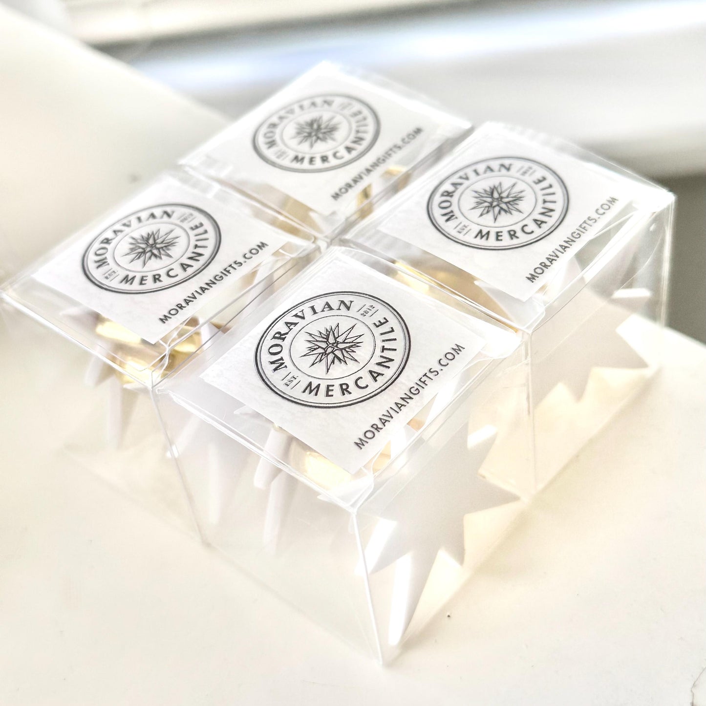 Moravian Star Napkin Rings, Table Decor