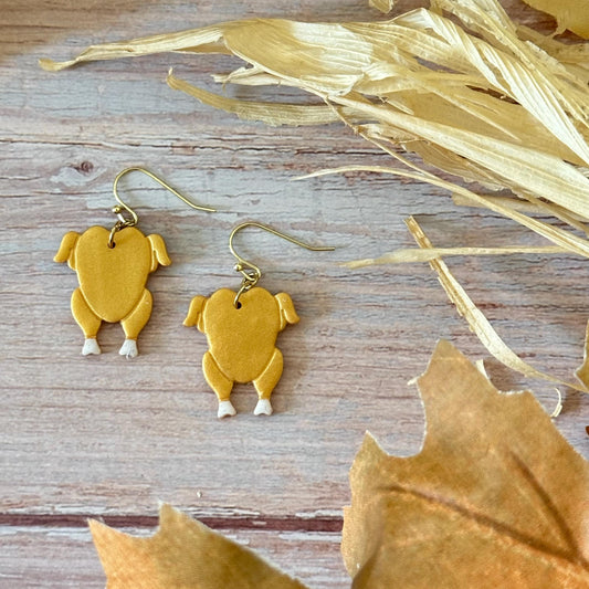 Roasted Turkey Earrings