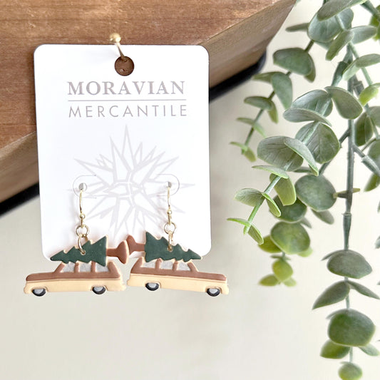 Christmas Movie Vacation Station Wagon Earrings