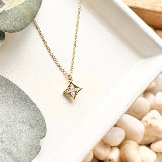 Pointed Quatrefoil Necklace