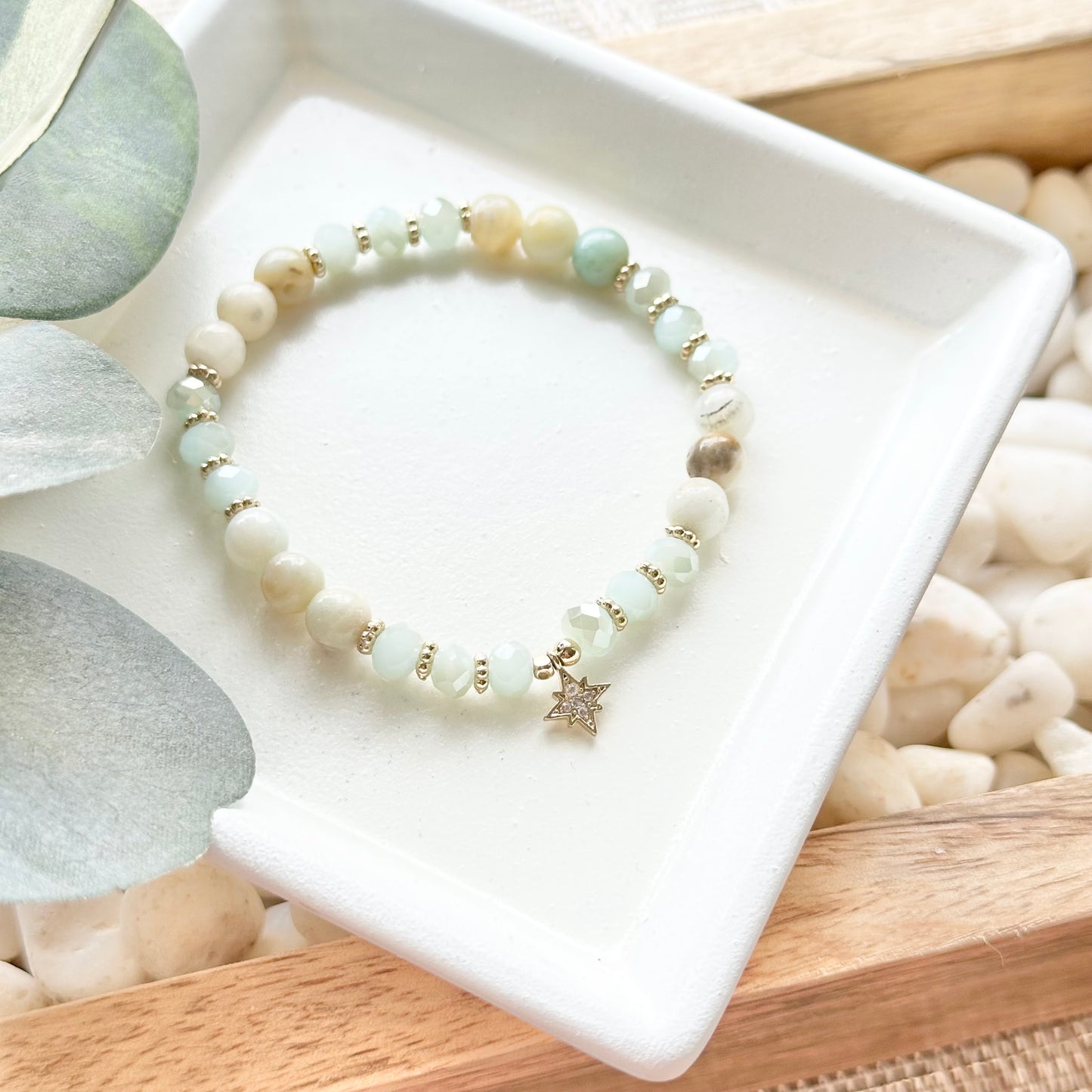 Moravian Star Semi-Precious Bracelet