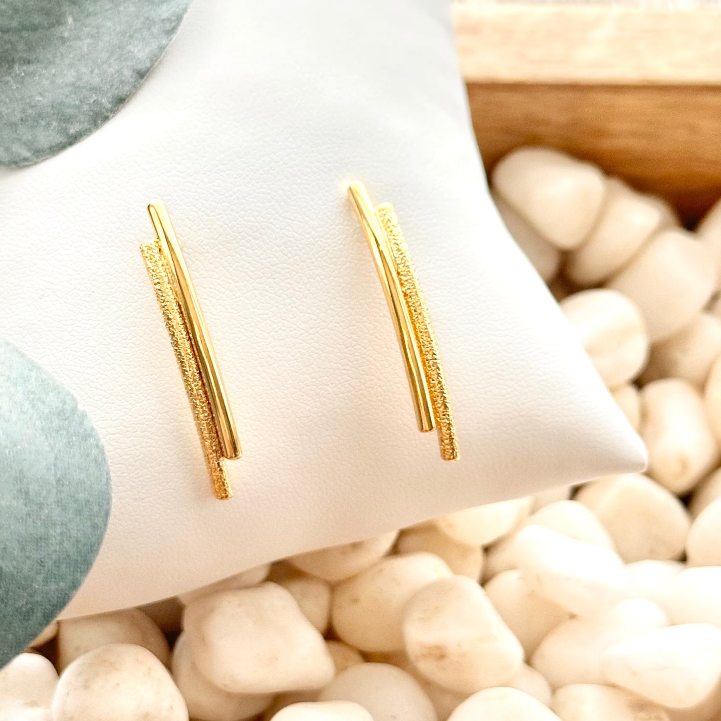 Double Streak Earrings
