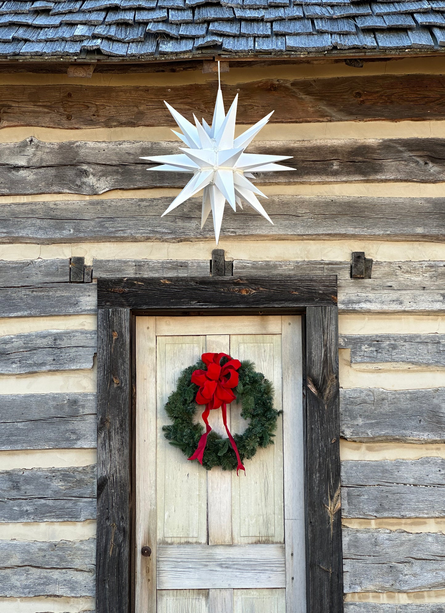 Lighted Moravian Star - Porch Light or Tree Topper
