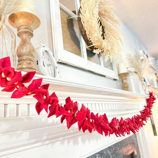 Poinsettia Garland