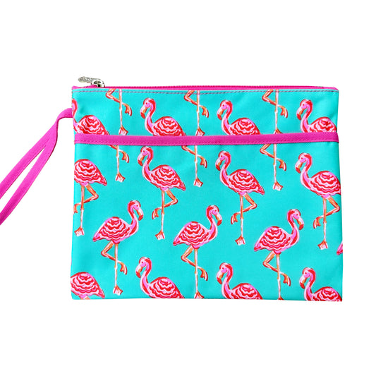 Flamingle Zippered Bag