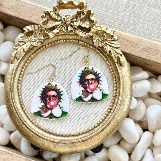 Elf Print Earrings