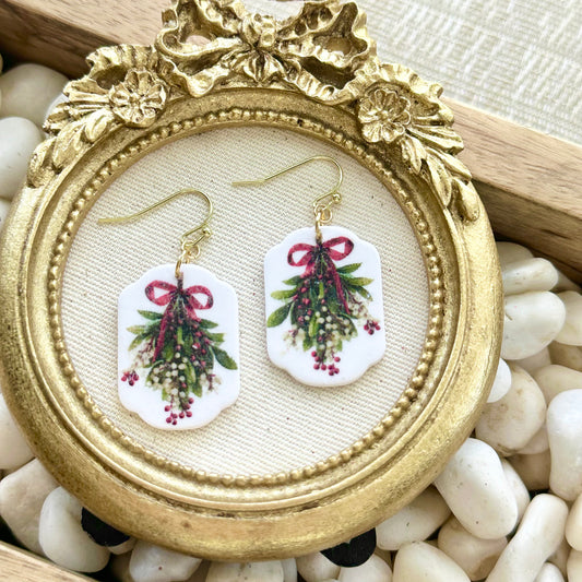 Mistletoe Earrings