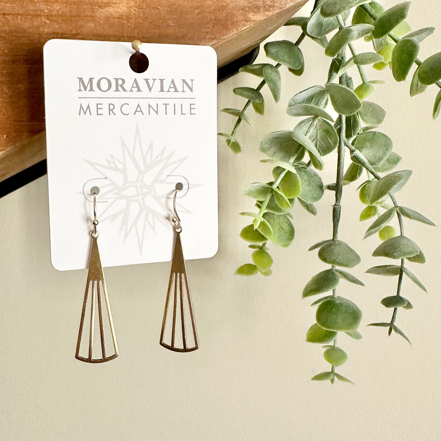 Tall Fan Earrings