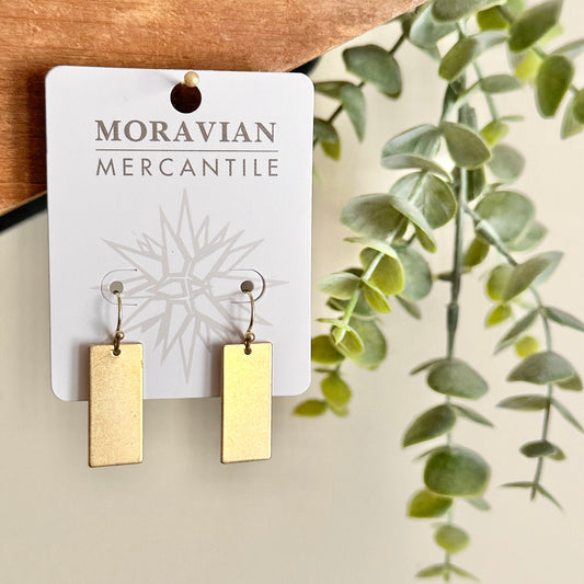 Rectangle Block Earrings