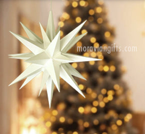 Lighted Moravian Star - Porch Light or Tree Topper