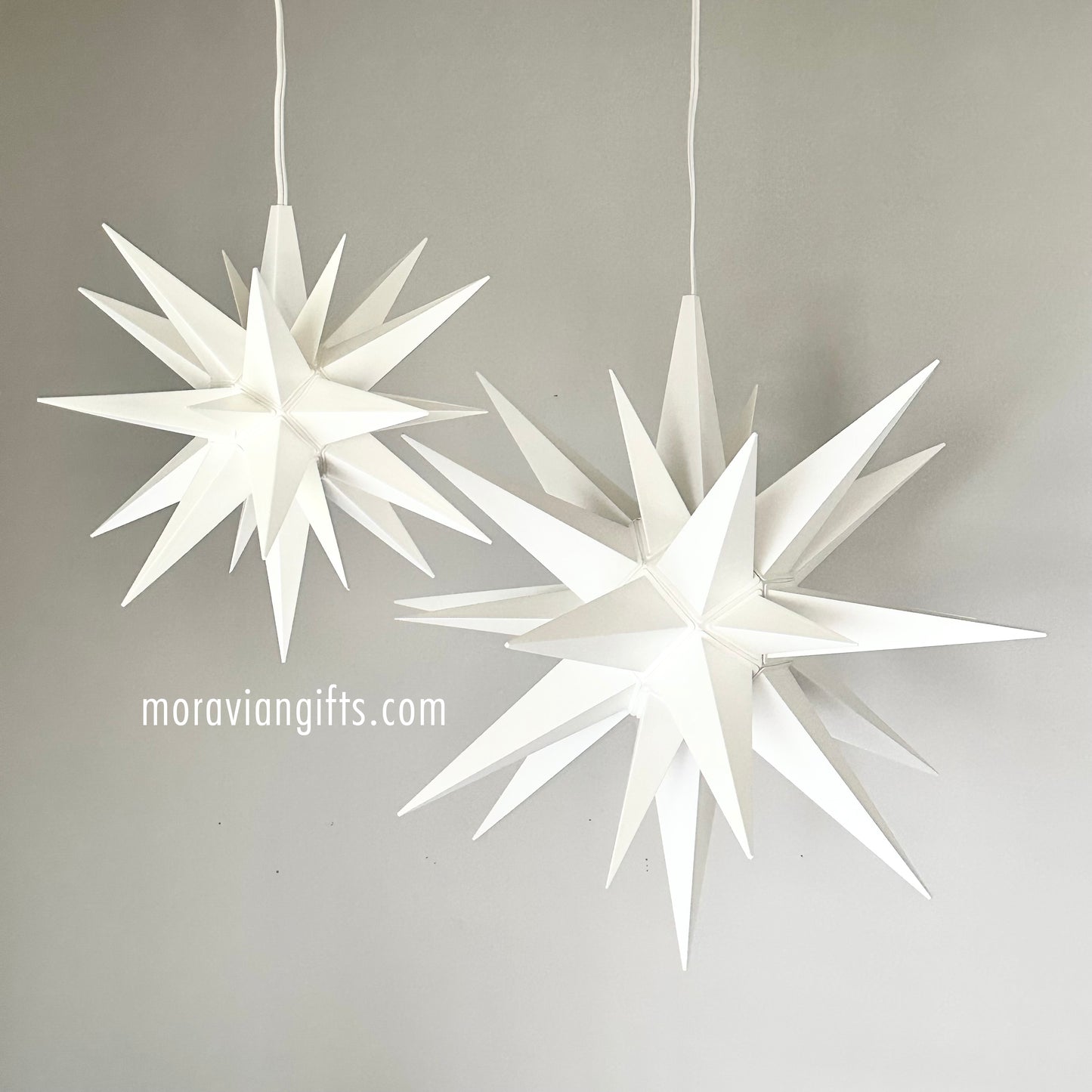 Lighted Moravian Star - Porch Light or Tree Topper