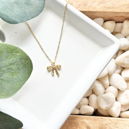 Simple Bow Necklace