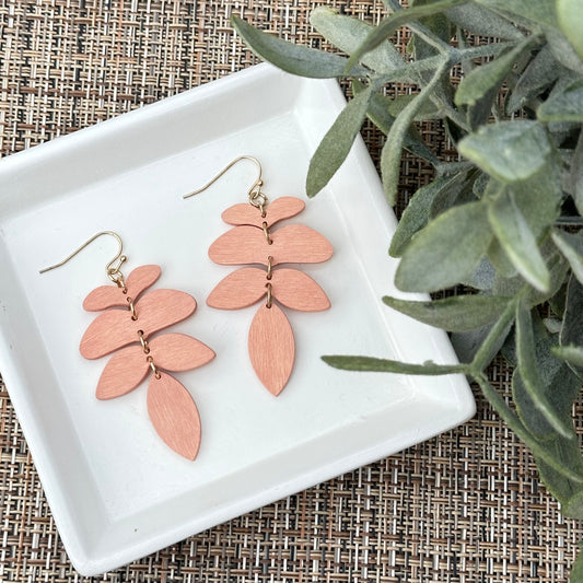 Petals Wood Earrings