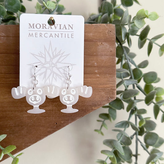 Christmas Movie Moose Mug Earrings