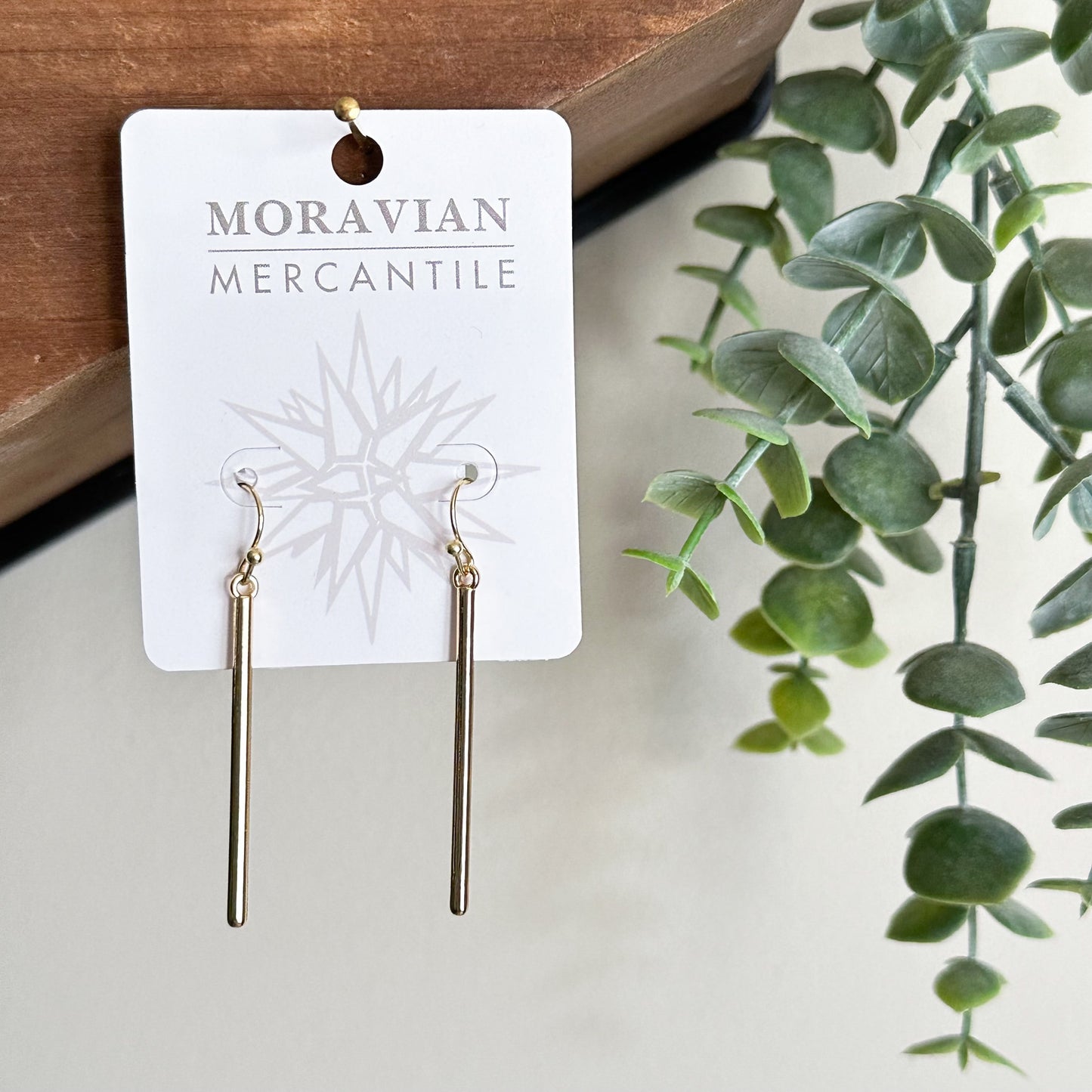 Simple Drop Line Earrings