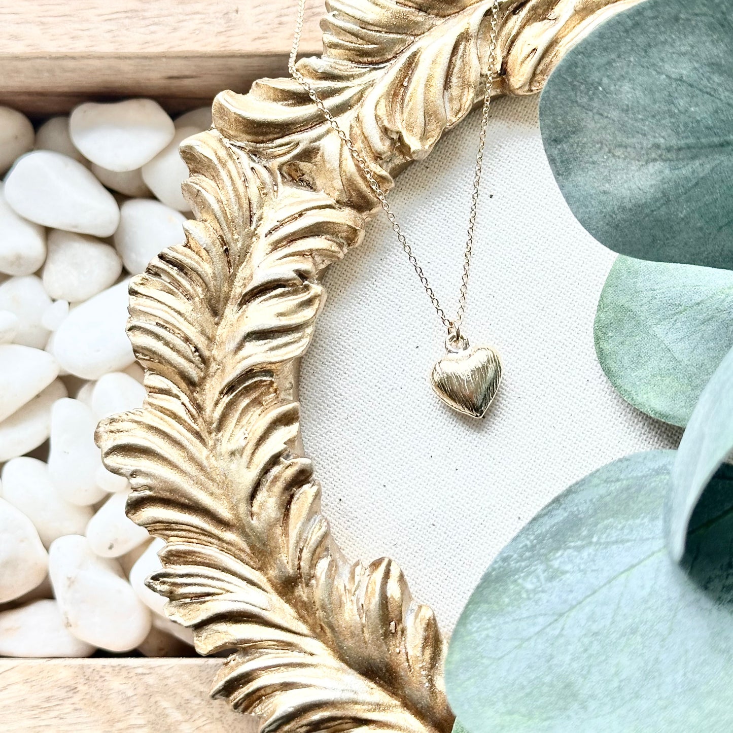 Puff Heart Necklace