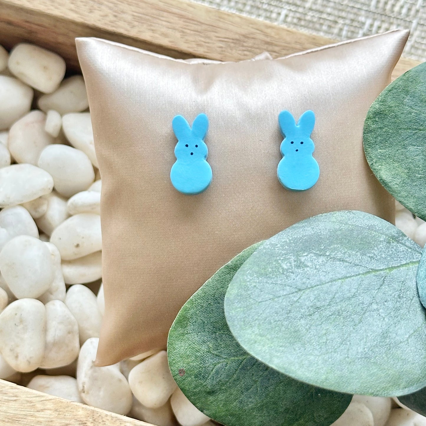 Peep Bunny Easter Earrings