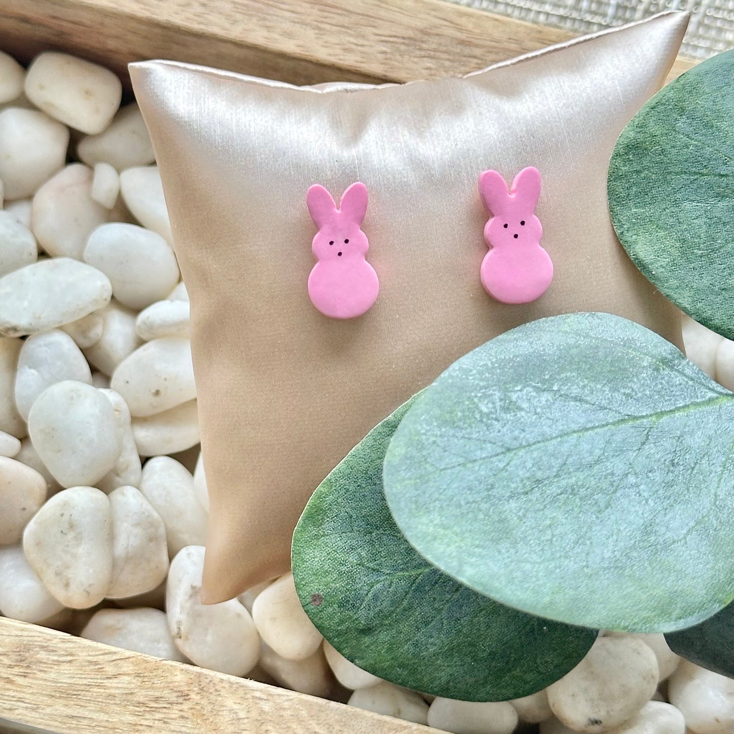 Peep Bunny Easter Earrings
