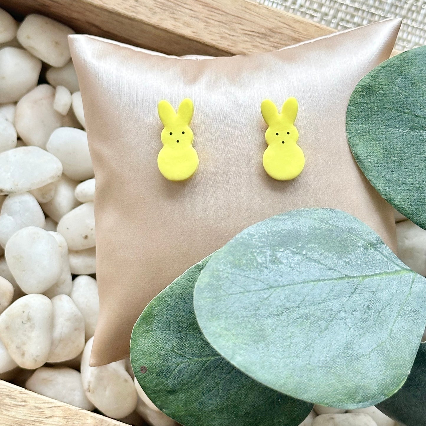 Peep Bunny Easter Earrings