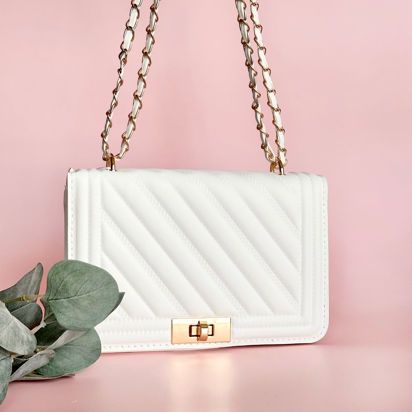 Serena Handbag, White