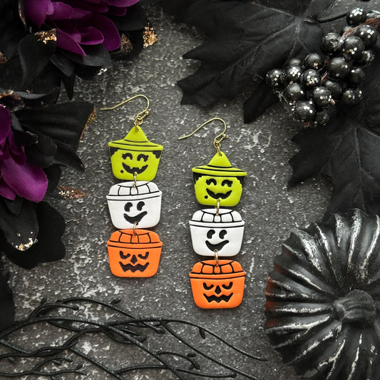 A Happy Meal Bucket Earrings