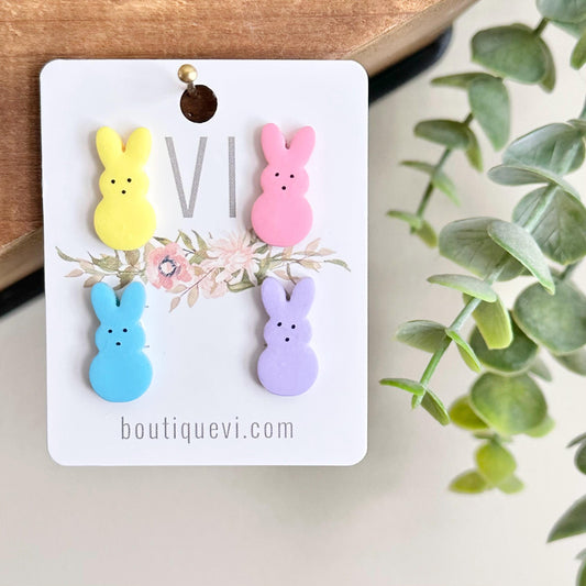 Peep Bunny Easter Earrings