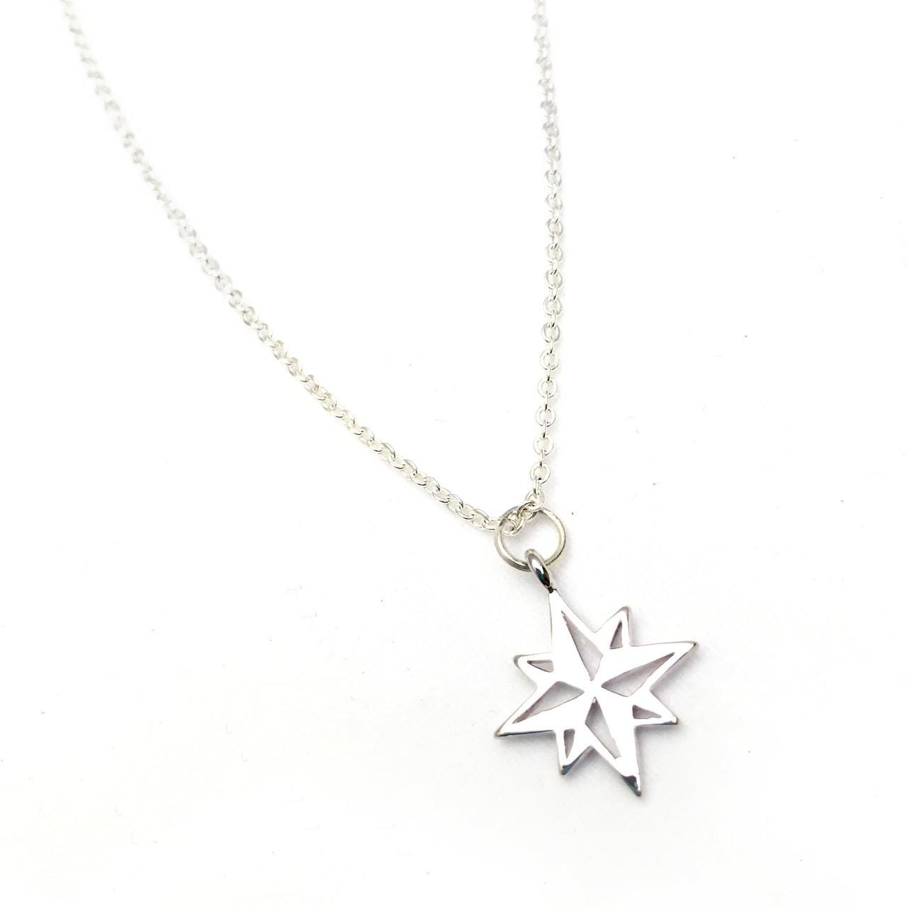 Moravian Star Fine Jewelry - Necklace or Earrings, Gold or Silver